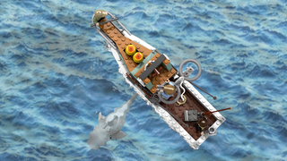Illustration for article titled Jaws Lego Set